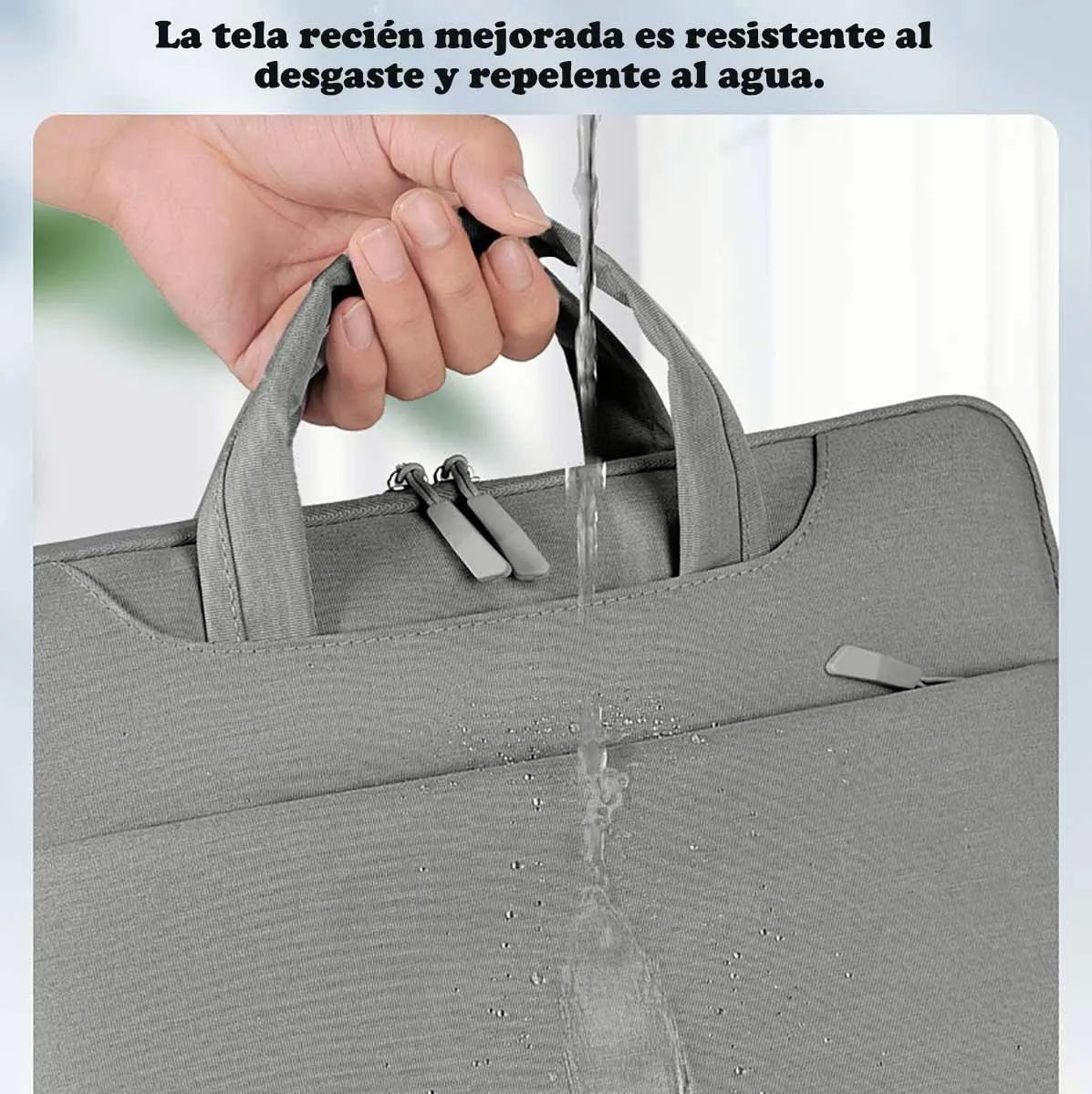 Maletin Porta Laptop 15.6'' Pulgadas Gris