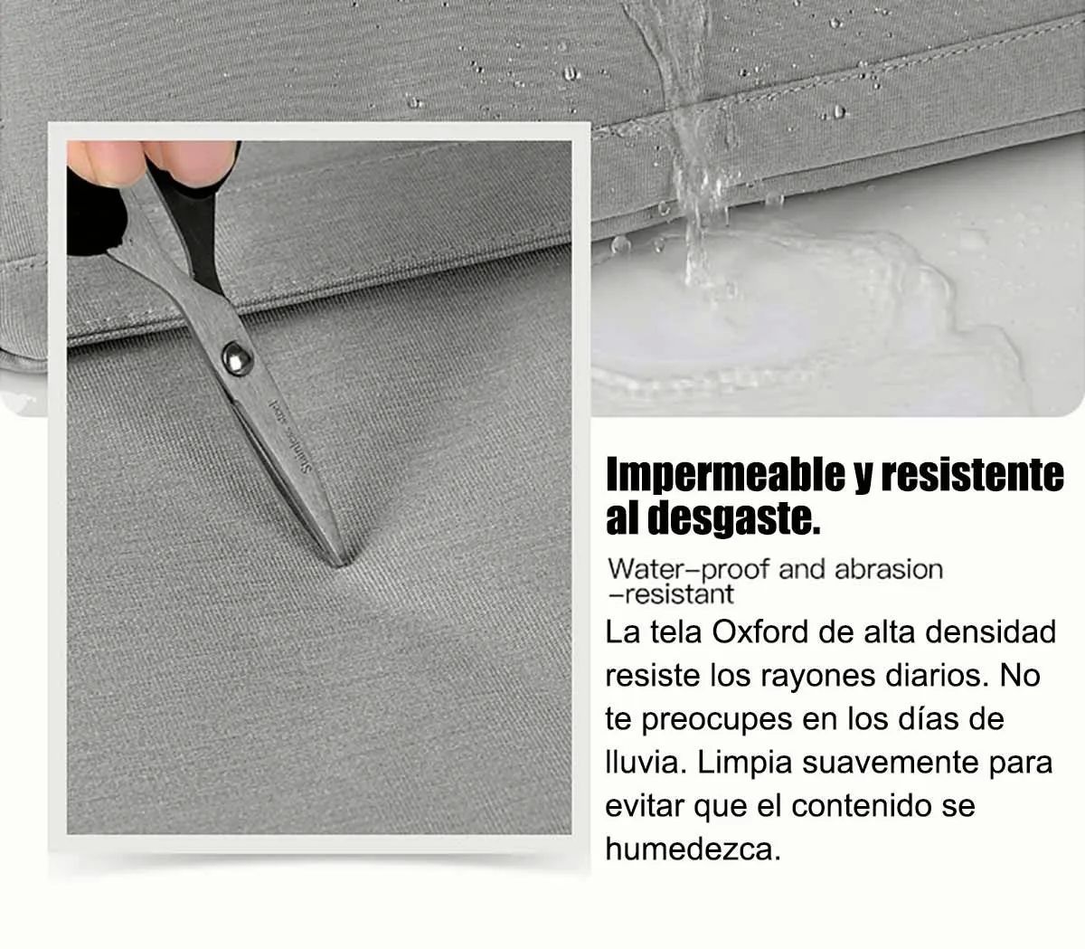 Maletin Porta Laptop 15.6'' Pulgadas Gris