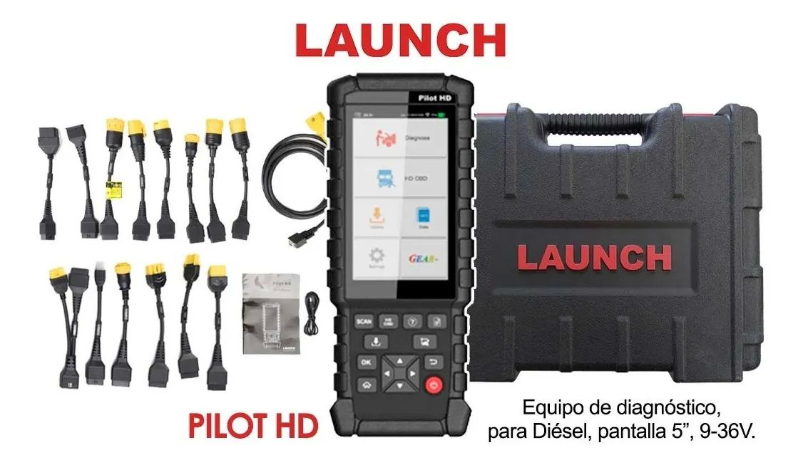 Escaner LAUNCH PILOT HD para diesel pesado