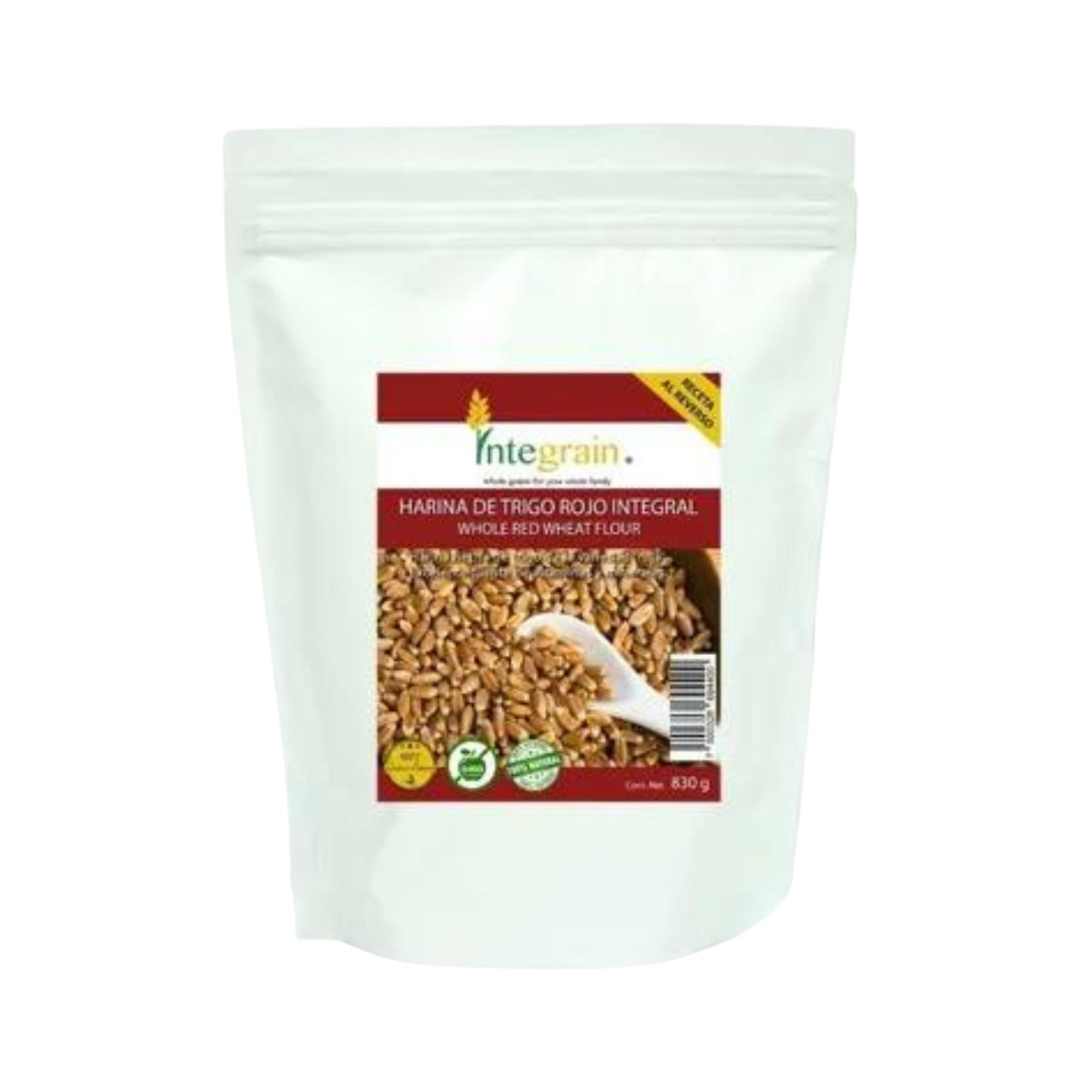 Harina Integral De Trigo Rojo 1kg Integrain