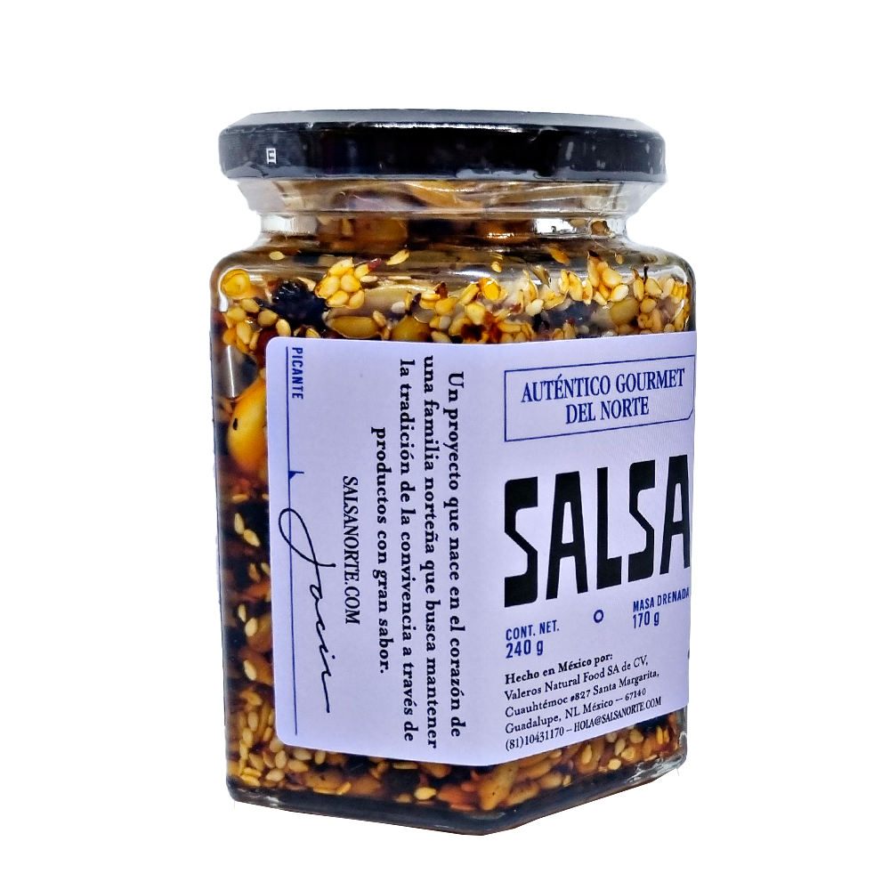 Salsa Macha Chile Morita Con Cacahuate Salsa Norte Artesanal
