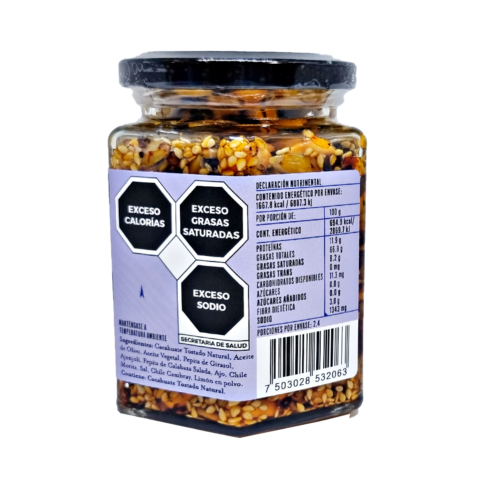 Salsa Macha Chile Morita Con Cacahuate Salsa Norte Artesanal