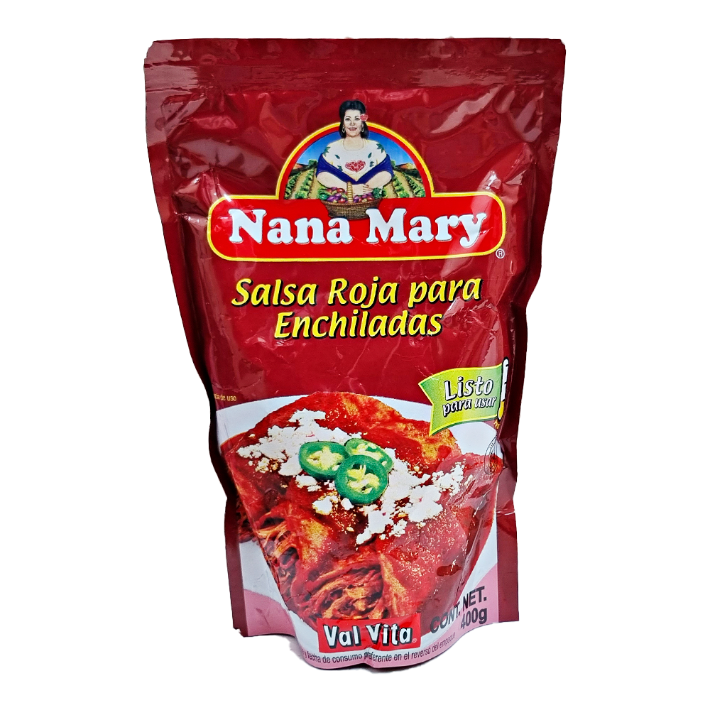 Salsa Roja Para Enchiladas Pouch 400g Kosher Nana Mary