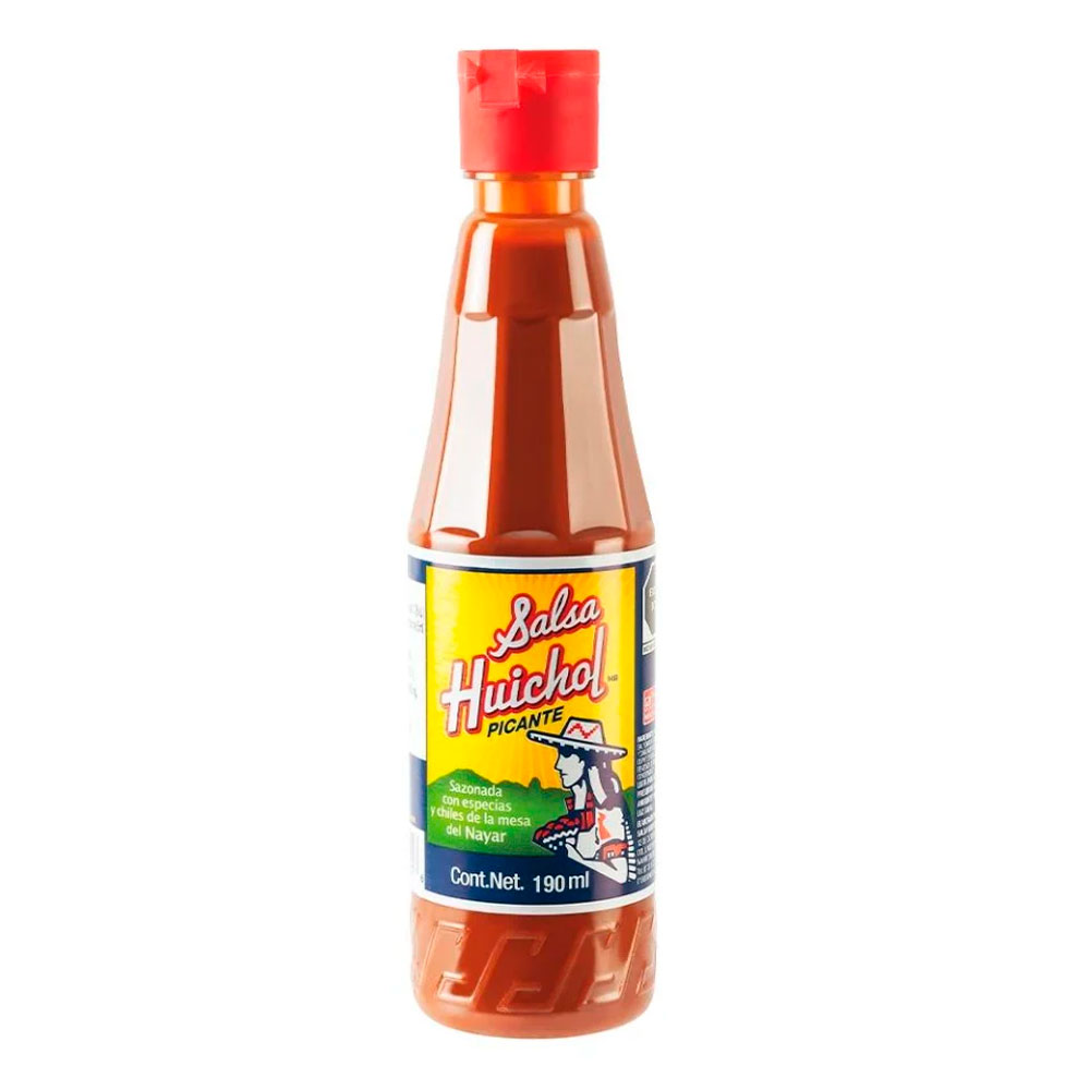Salsa Huichol Picante 190Ml Para Botanas Mariscos Especias