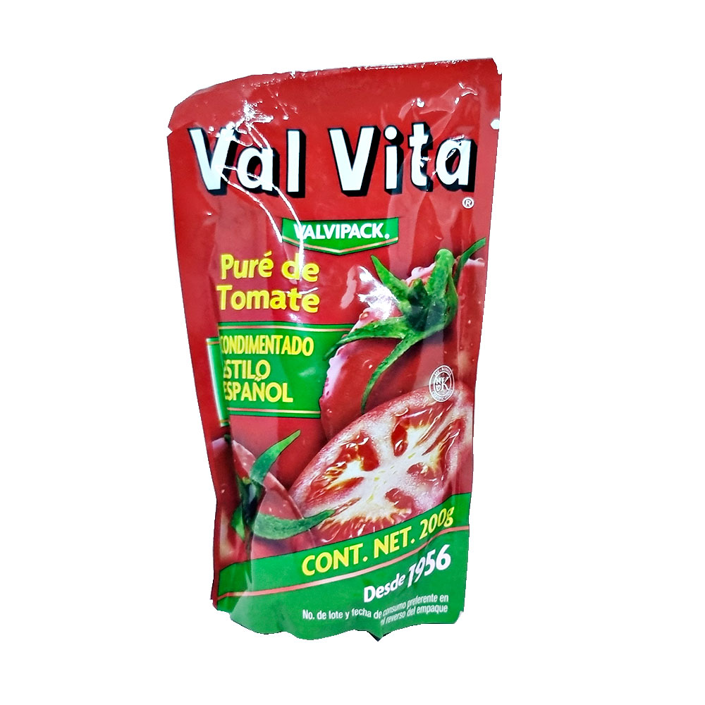 Pure De Tomate Val Vita 200g Estilo Español Kosher