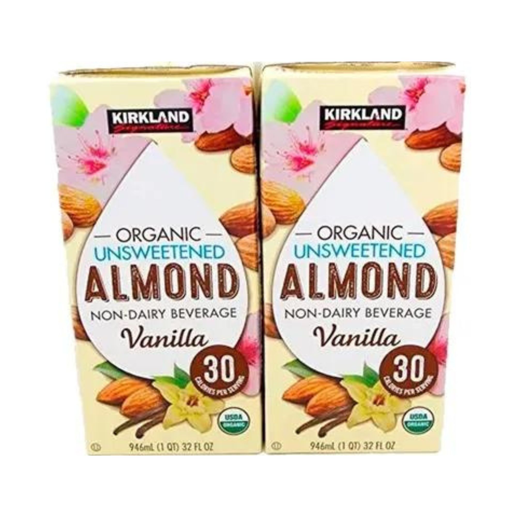 Leche Almendra Orgánica Sin Azúcar Vainilla 6/946ml Kirkland