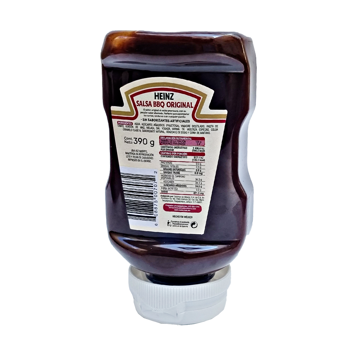 Salsa Bbq Heinz Original Alitas Carne 390g Apachurrable