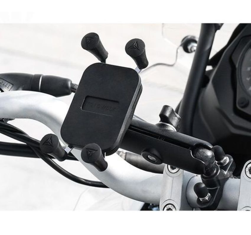 Soporte para Celular y/o GPS  universal para Moto (Manillar)