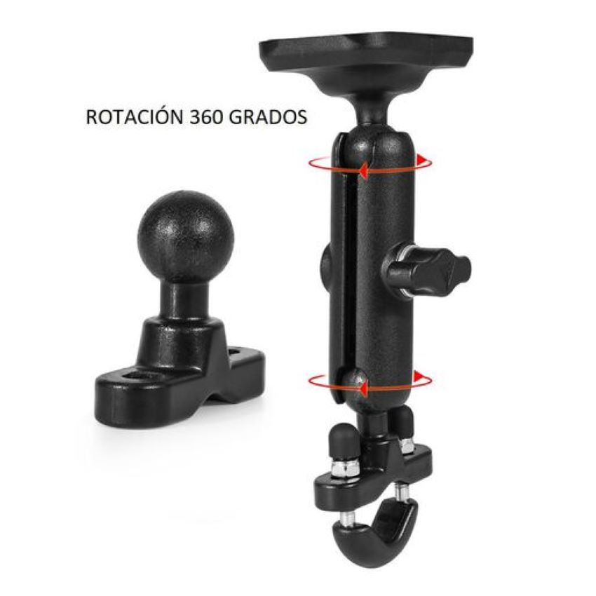 Soporte para Celular y/o GPS  universal para Moto (Manillar)