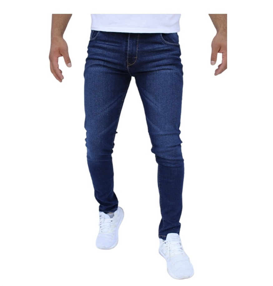 Pantalón Skinny de Mezclilla Stretch Para Hombre John Silver