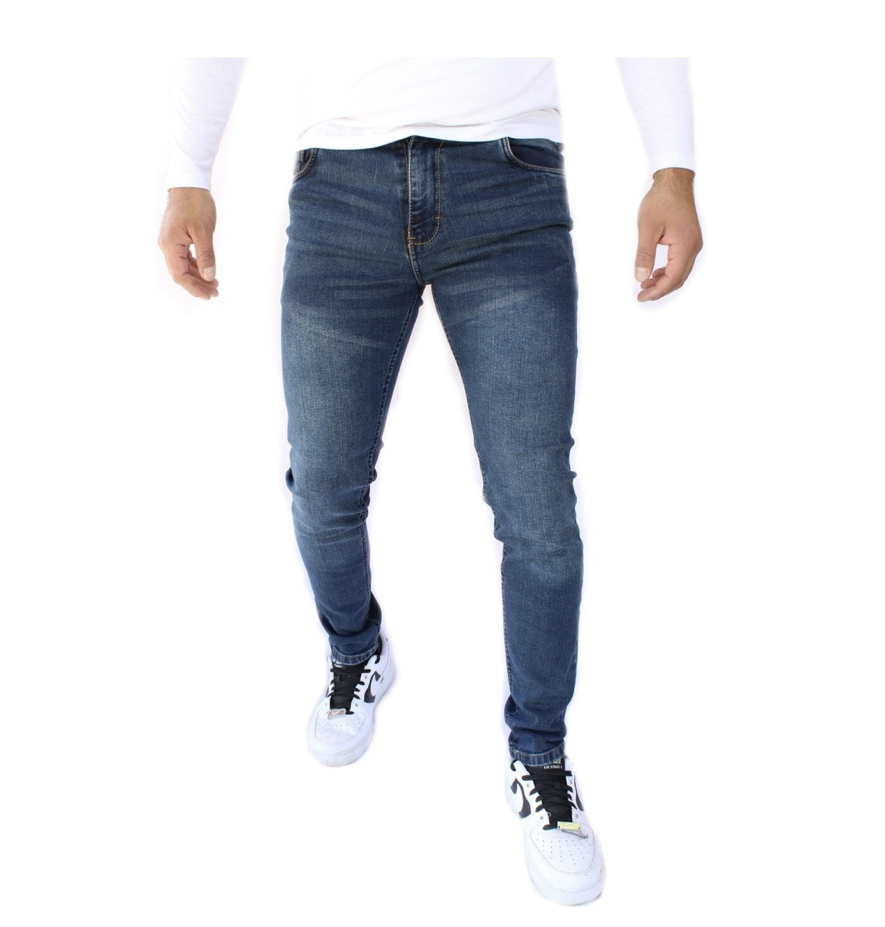 Pantalón Skinny de Mezclilla Stretch Para Hombre John Silver