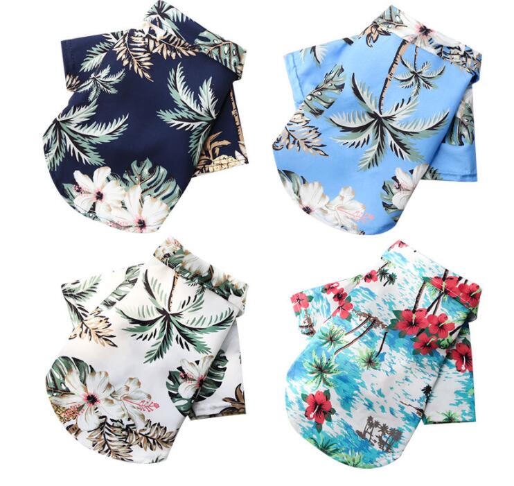 Camisa Hawaiana Para Perro Razas Pequeñas Gato