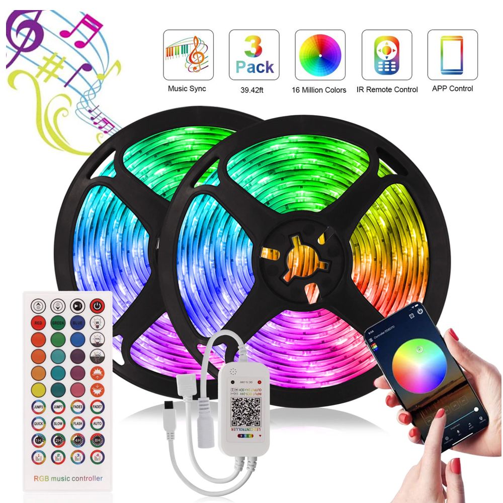 Tira LED RGB De 30 Metros Bluetooth UCYX23804