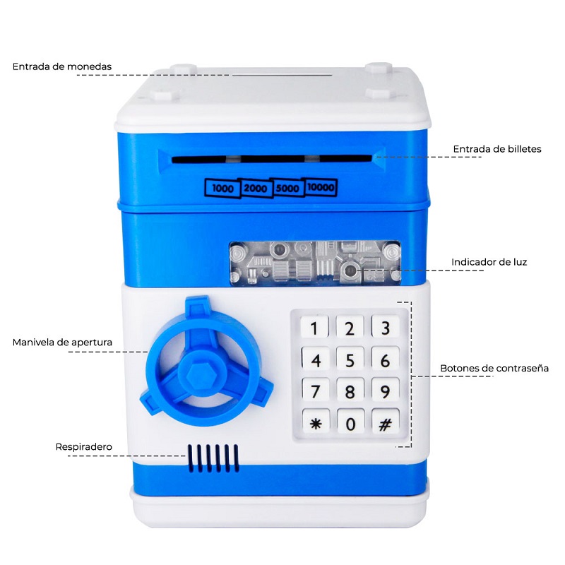 Alcancia caja fuerte