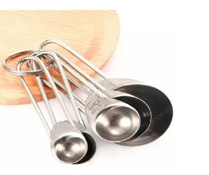 CUCHARAS MEDIDORAS SET 5 PIEZAS ACERO INOXIDABLE 