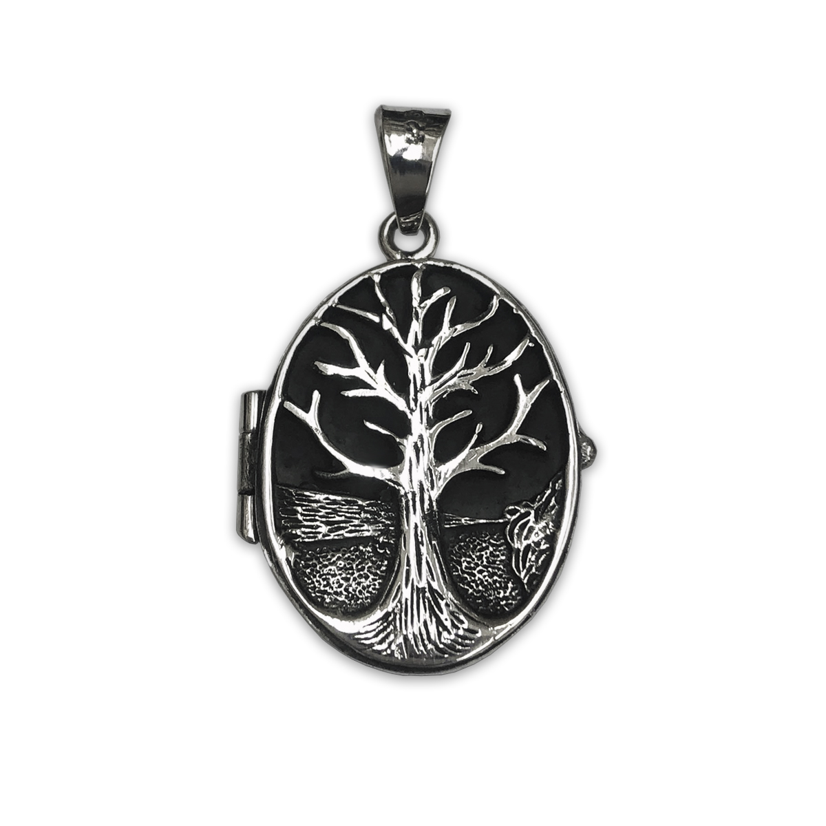 Dije Relicario Porta retratos Winter Tree Plata .925