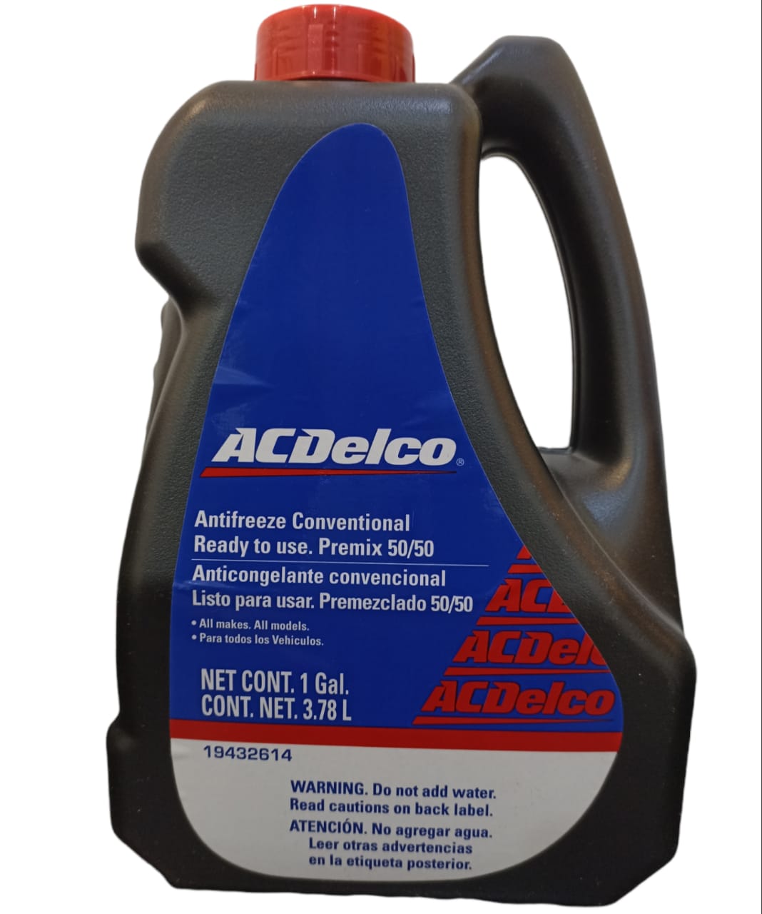 Anticongelante Convencional. Premezclado 50/50  3.78L 