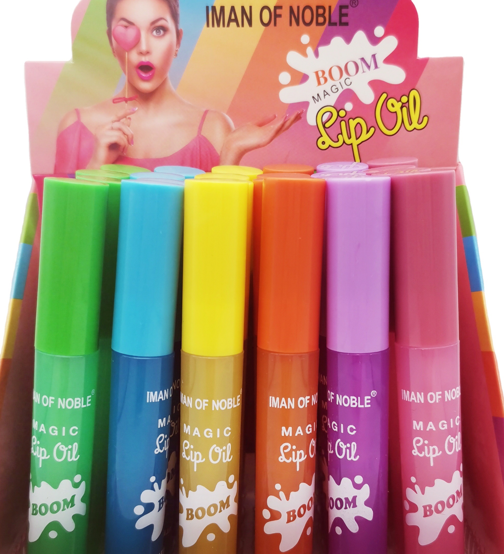 Lip Gloss Para Labios Frutal Iman Of Noble (12 pzs)