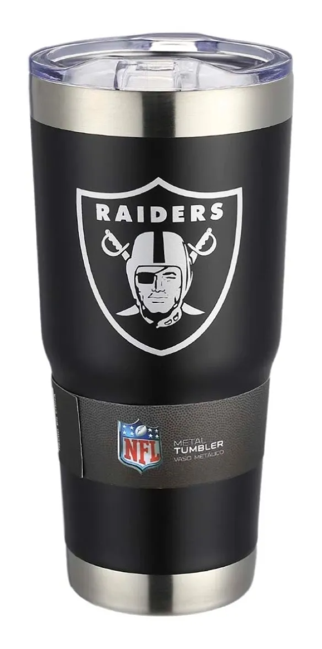 Termo Vaso 22 Oz Acero Inox Las Vegas Raiders NFL Producto Oficial