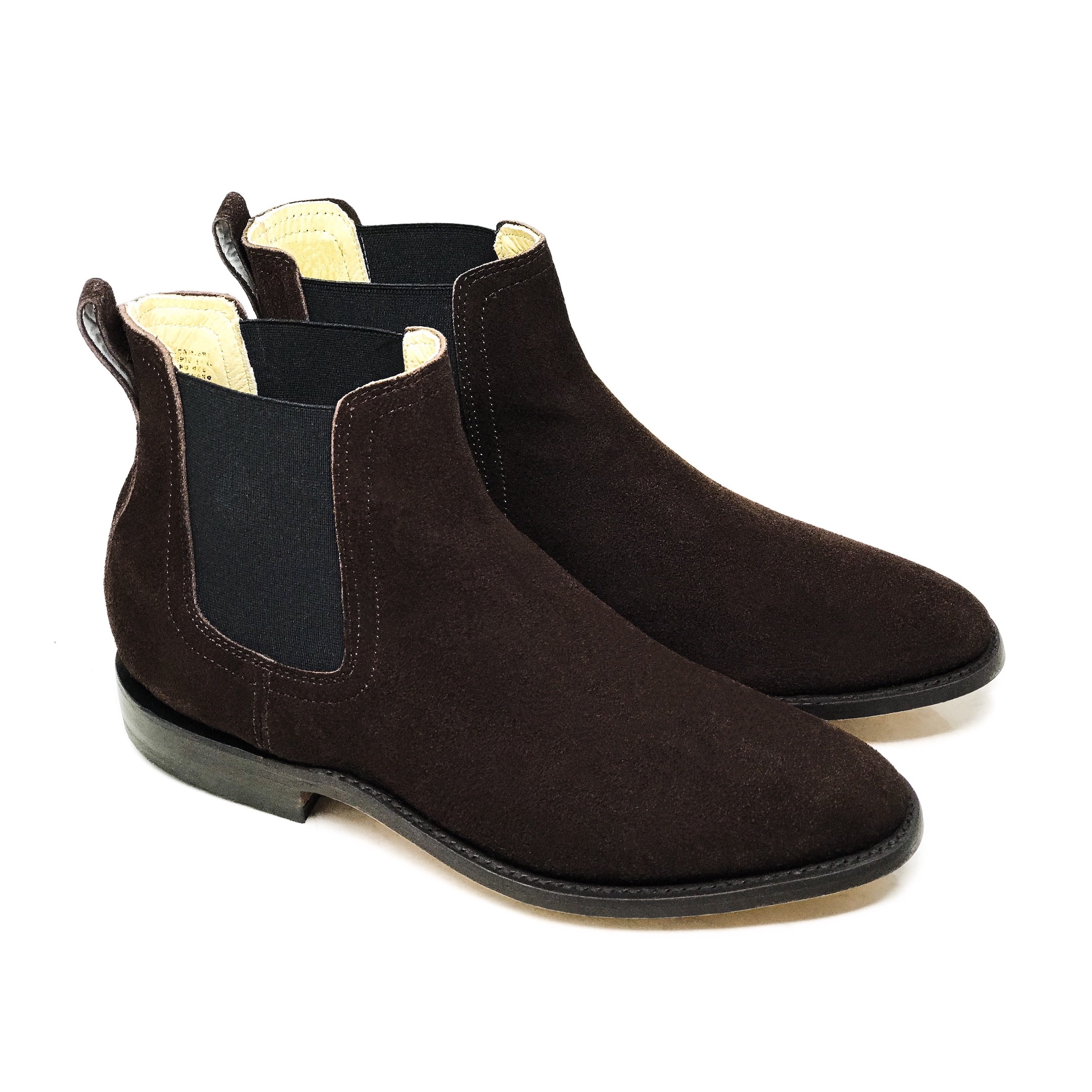 Botin Dasalo Goodyear Welt En Piel Gamuza Chocolate Para Caballero