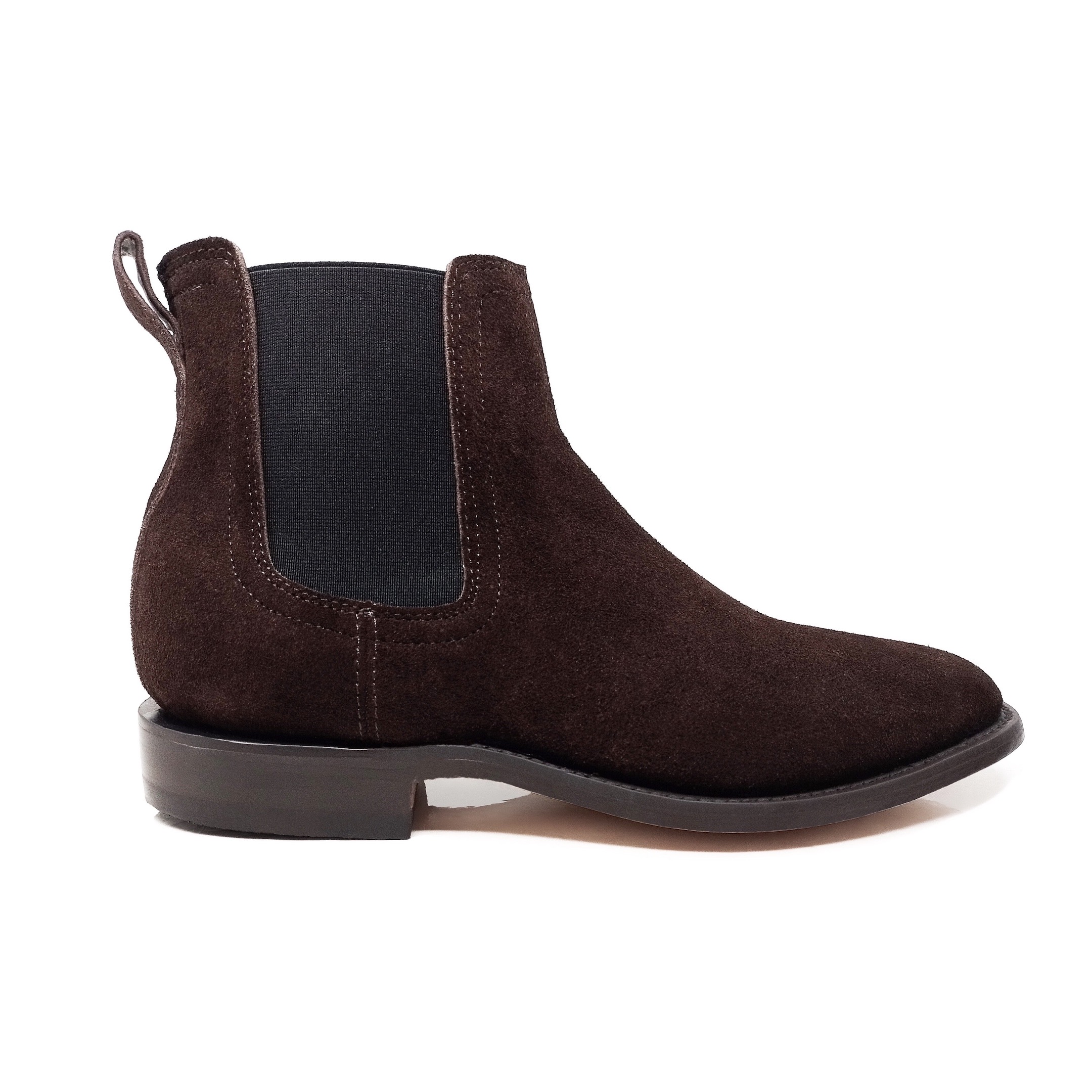 Botin Dasalo Goodyear Welt En Piel Gamuza Chocolate Para Caballero