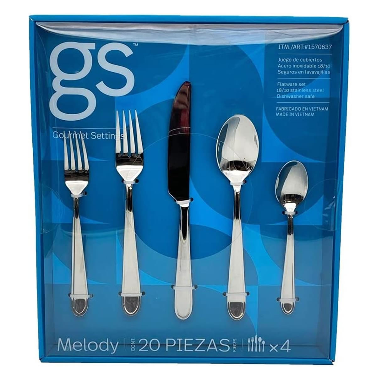 Juego de Cubiertos De 20 Piezas Gourmet Settings 1570637 CST