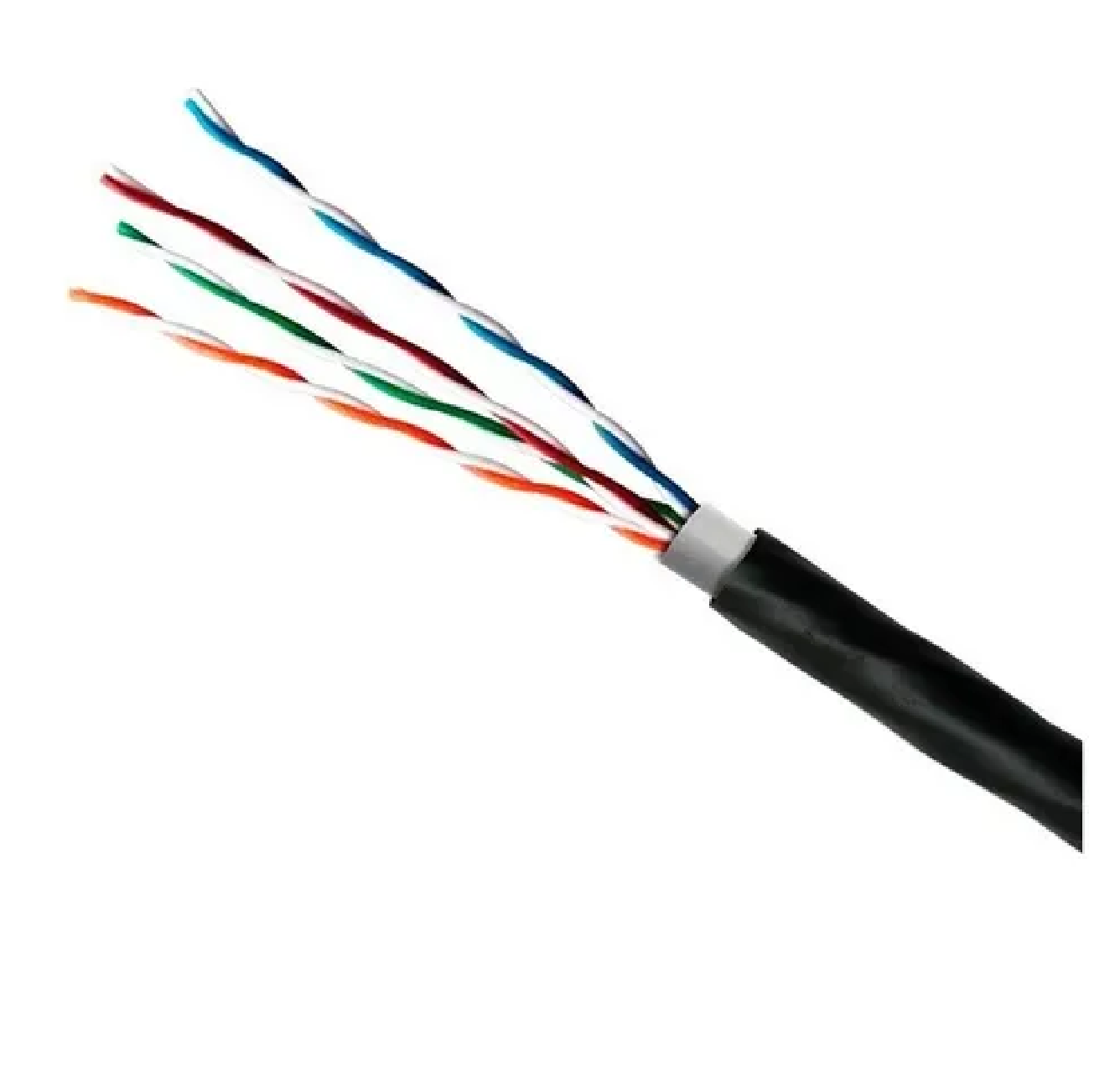 Bobina De Cable Utp Red Cat6e Exterior Blindado Doble Forro