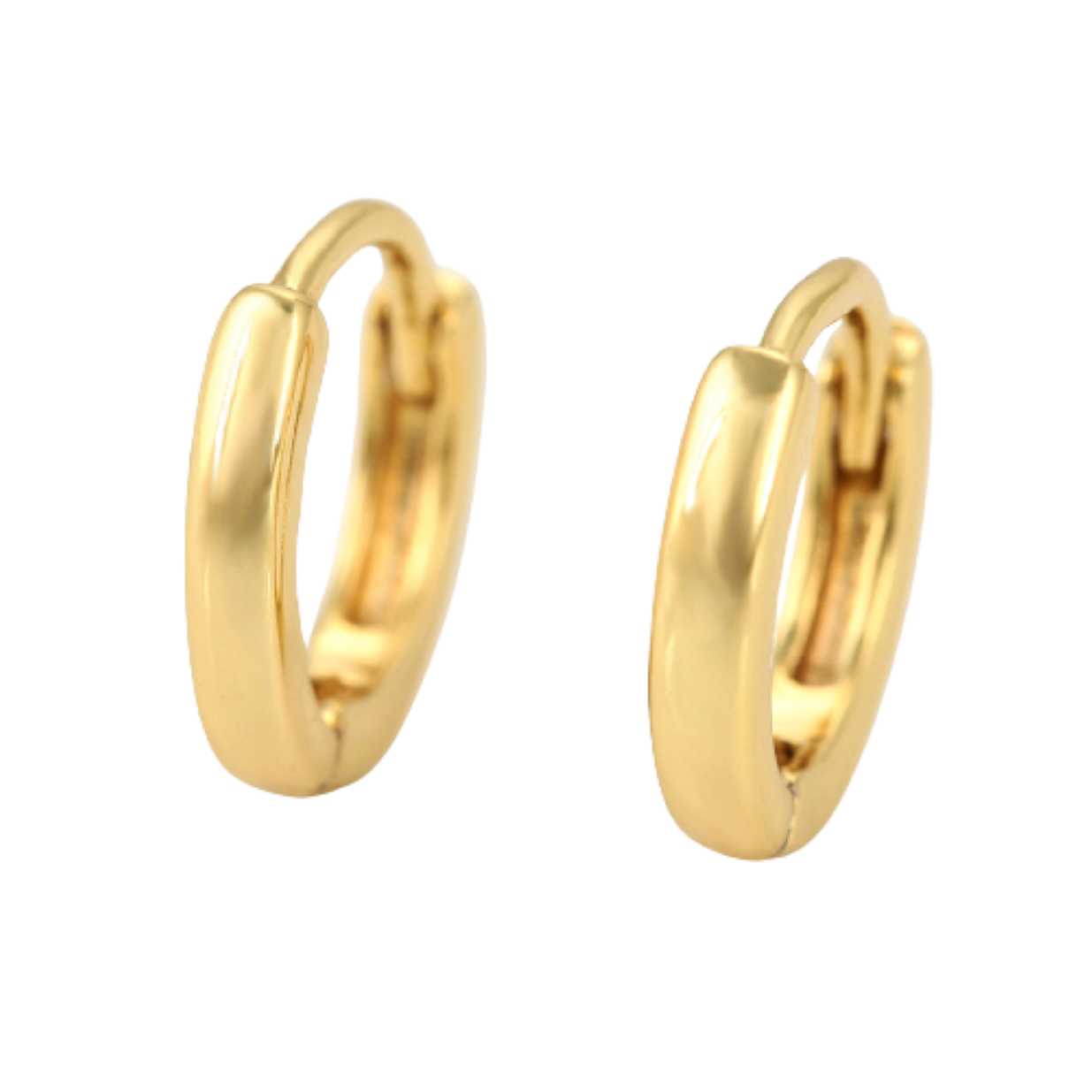 Aretes Niña Bebe Arracadas Chicas Ligeras de Moda Oro Laminado 18k