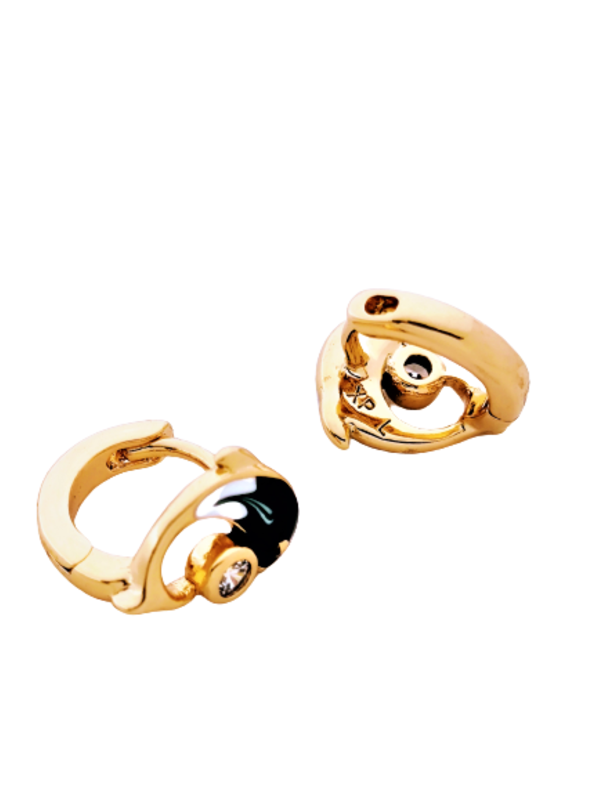 Aretes Niña Bebe Delfín Arracadas Pequeñas Oro Laminado 18k Chicas de Moda