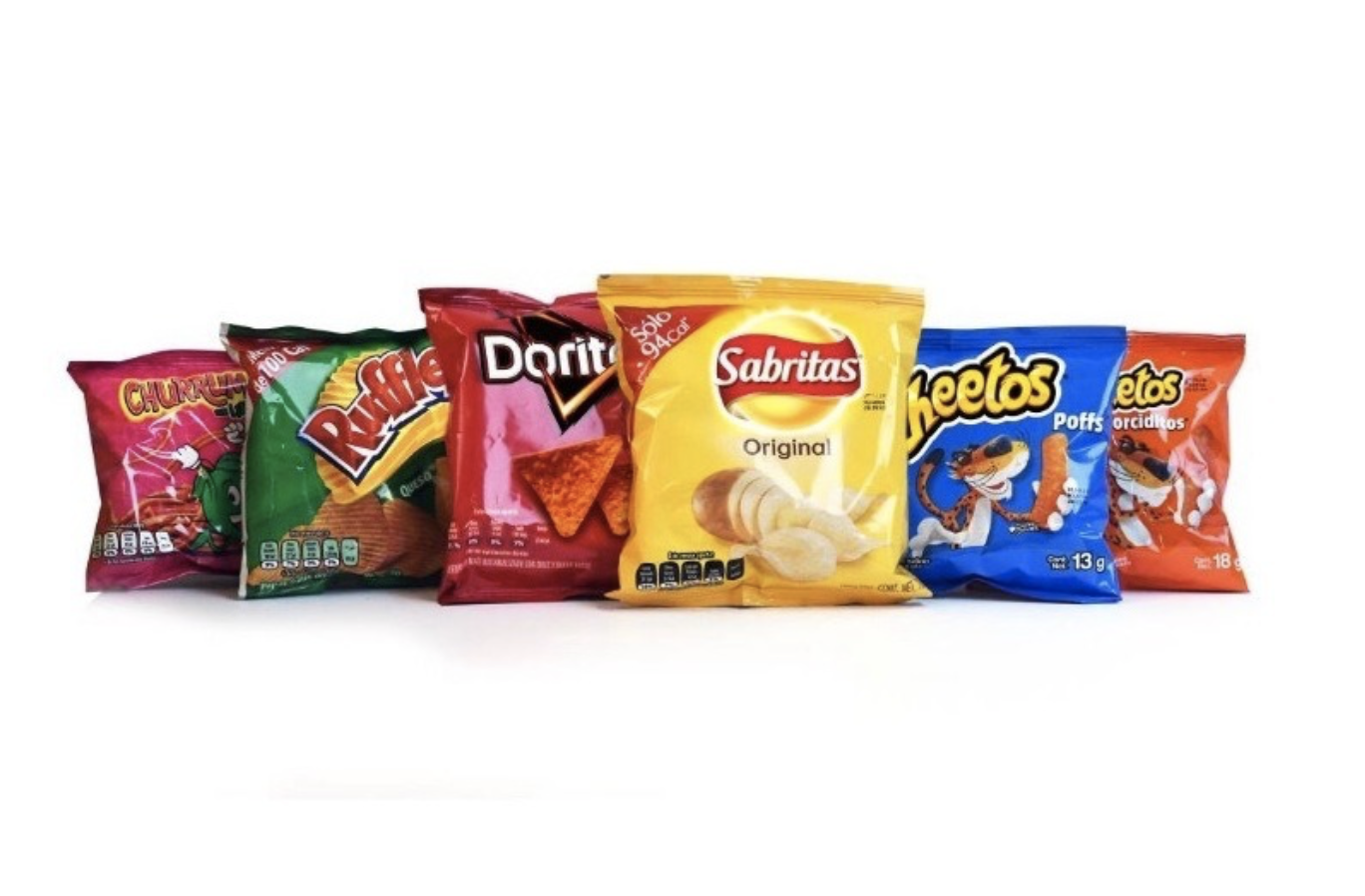 Papas Sabritas Surtidas Minis 50 Pzas De 13 G C/u