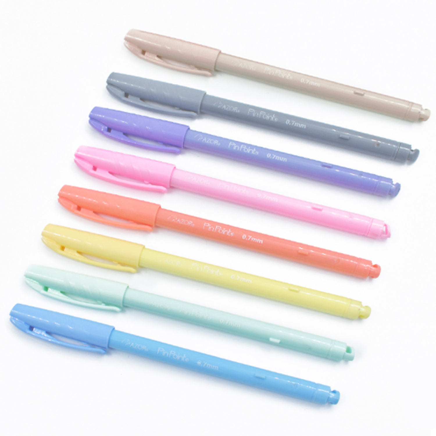 Bolígrafo pin point pastel