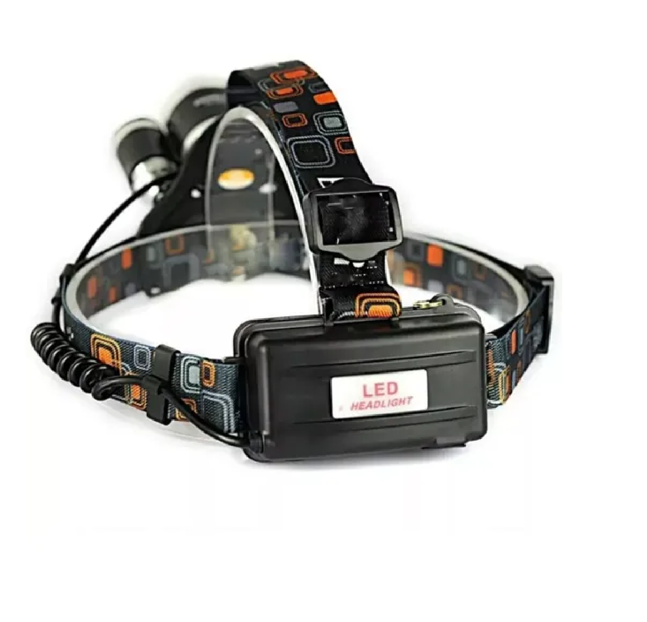 Lampara Minera 5000 Lumens  Led T6 Recargable Negro