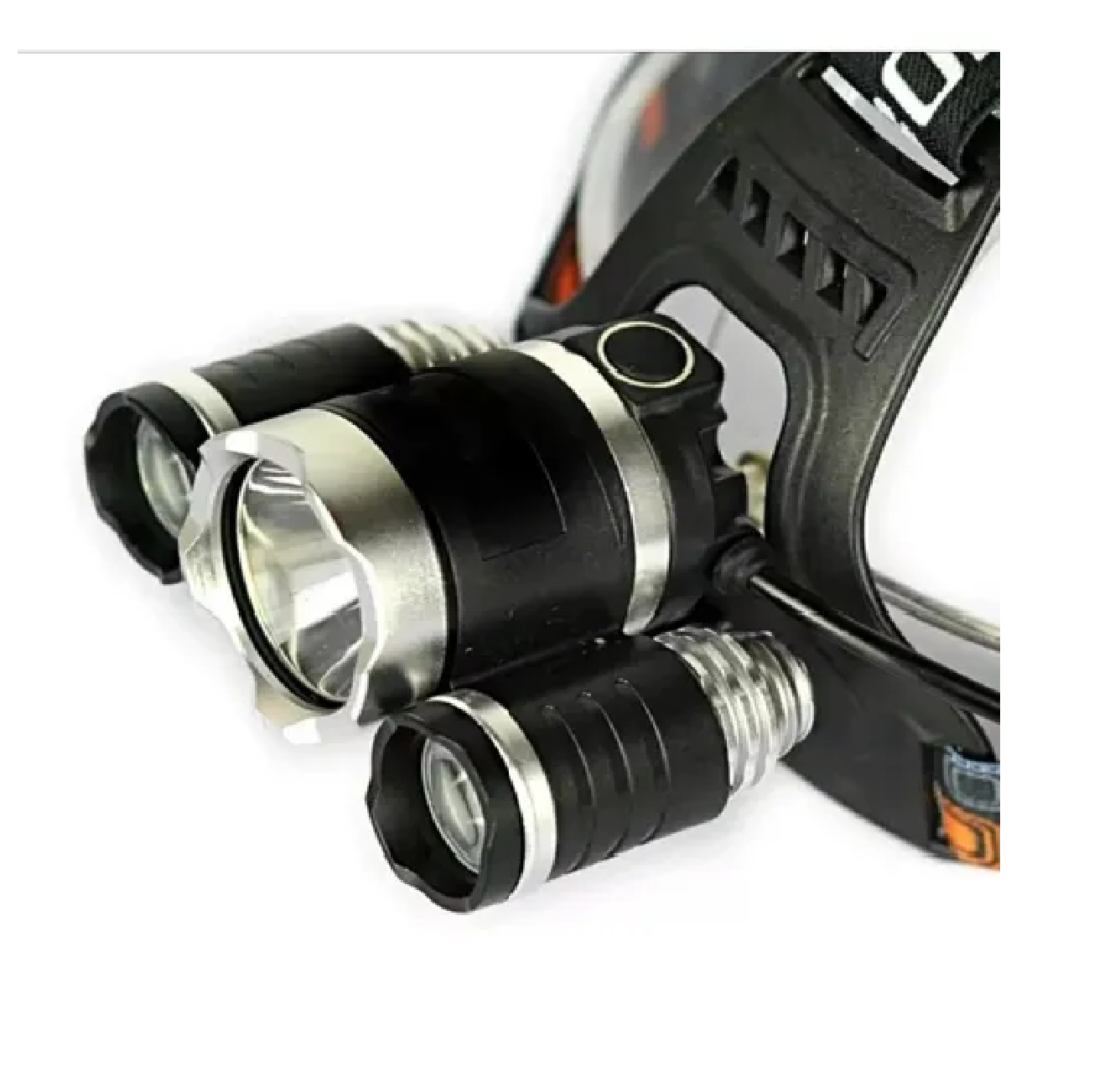 Lampara Minera 5000 Lumens  Led T6 Recargable Negro