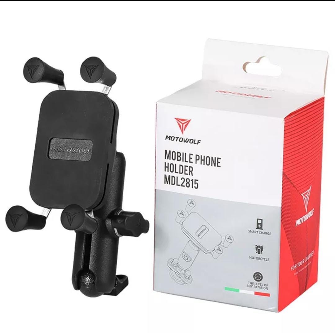 Soporte para Celular y/o GPS universal para Moto (Espejo)
