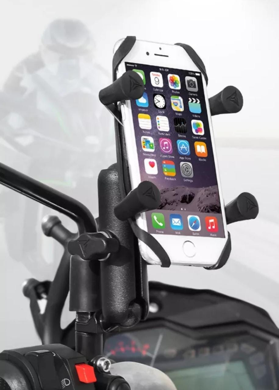 Soporte para Celular y/o GPS universal para Moto (Espejo)