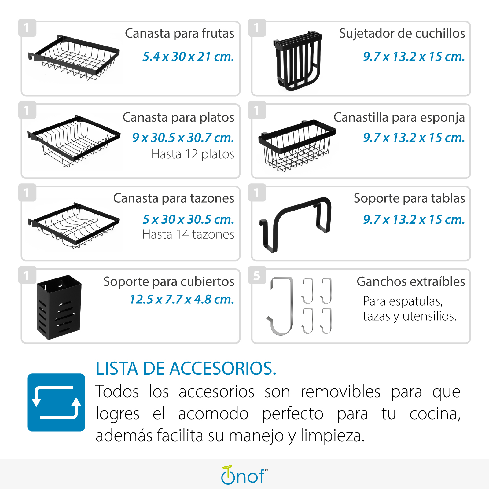 Escurridor de Platos sobre Fregadero de Acero Inoxidable, Ajustable 85-115 cm con Accesorios Intercambiables