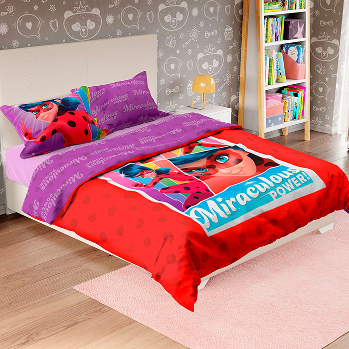 Set de Edredón Matrimonial Reversible Lady Bug - Providencia