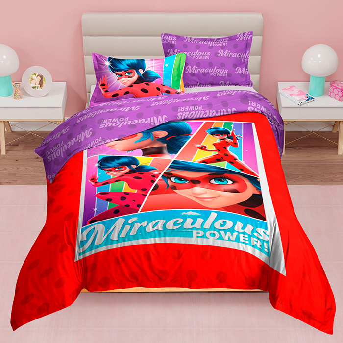 Set de Edredón Matrimonial Reversible Lady Bug - Providencia