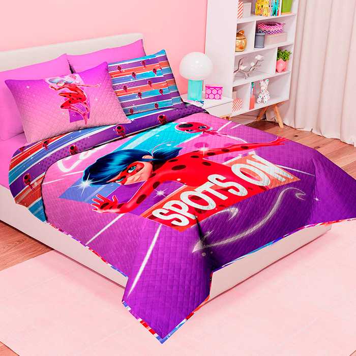 Edrecolcha Suave Reversible Matrimonial  Lady Bug