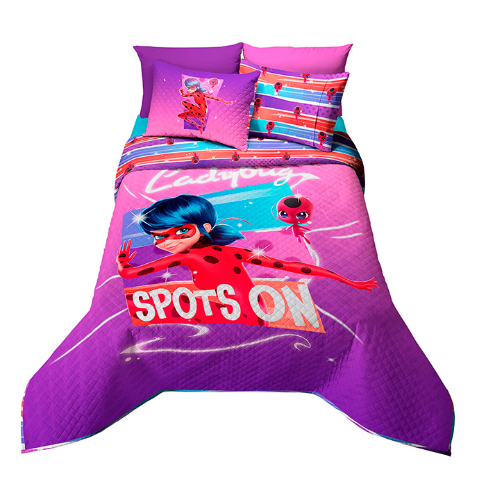 Edrecolcha Suave Reversible Matrimonial  Lady Bug