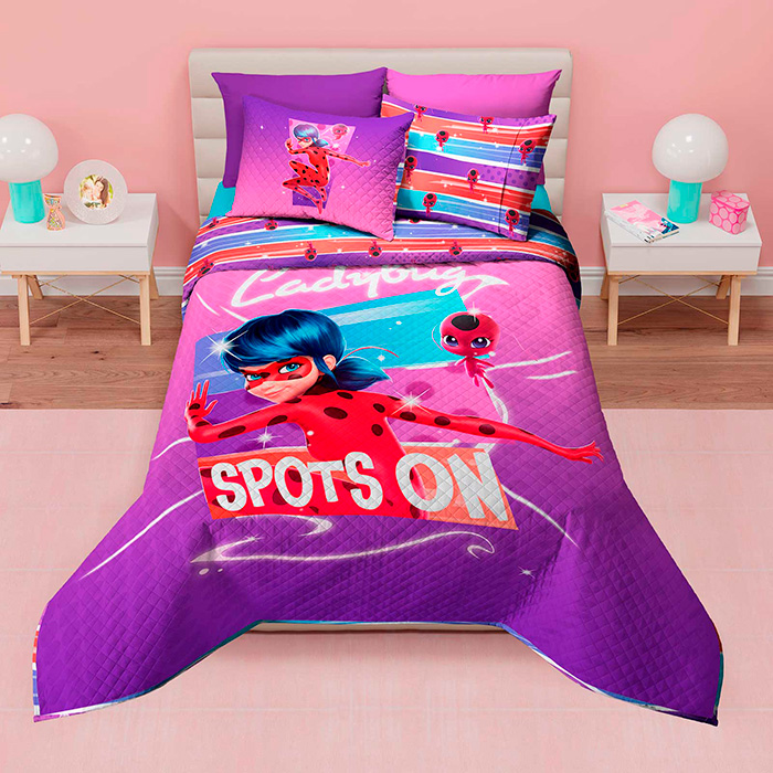 Edrecolcha Suave Reversible Matrimonial  Lady Bug