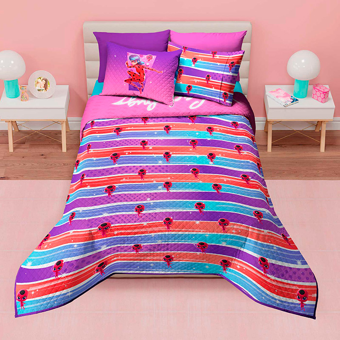 Edrecolcha Suave Reversible Matrimonial  Lady Bug