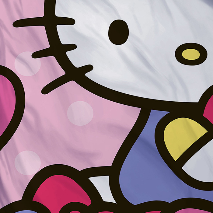 Set Edredón Reversible Matrimonial Hello Kitty Providencia