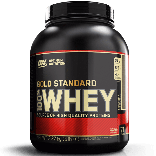 Gold Standar 100% Whey 5Lbs (70 serv) sabor fresa