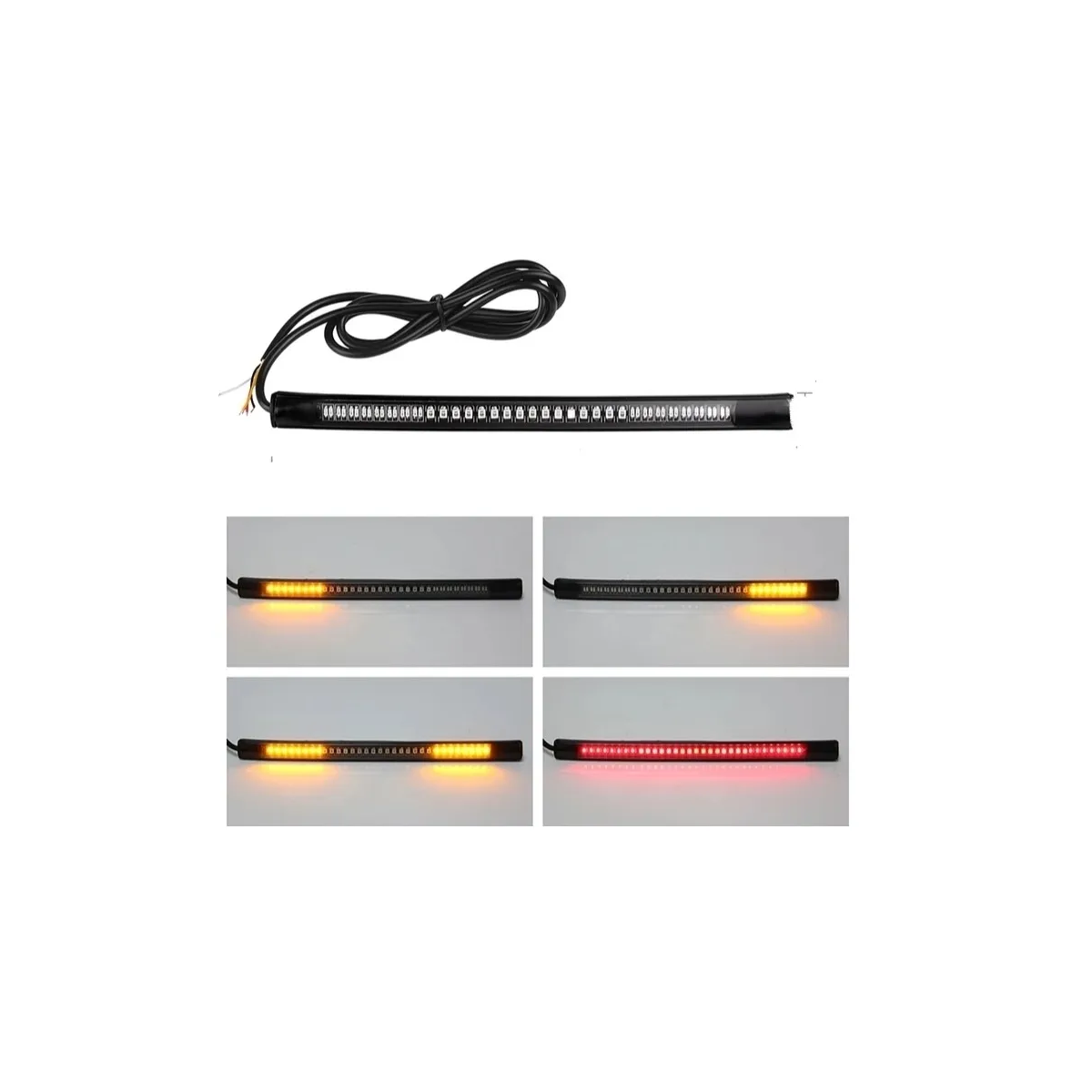 Tira De Led Moto Stop Direccionales Universal 