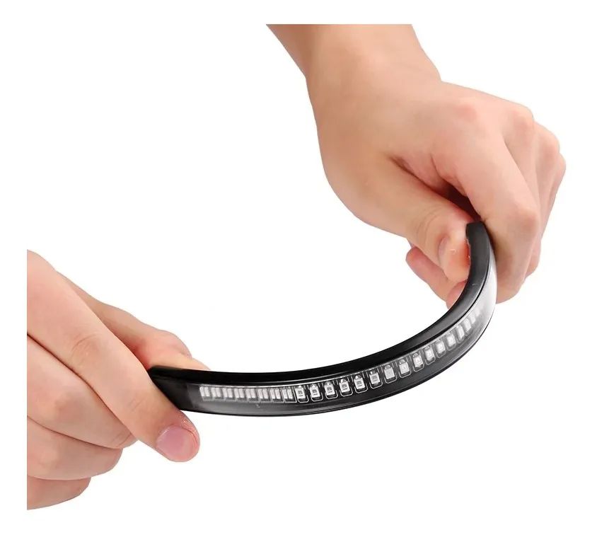 Tira De Led Moto Stop Direccionales Universal 
