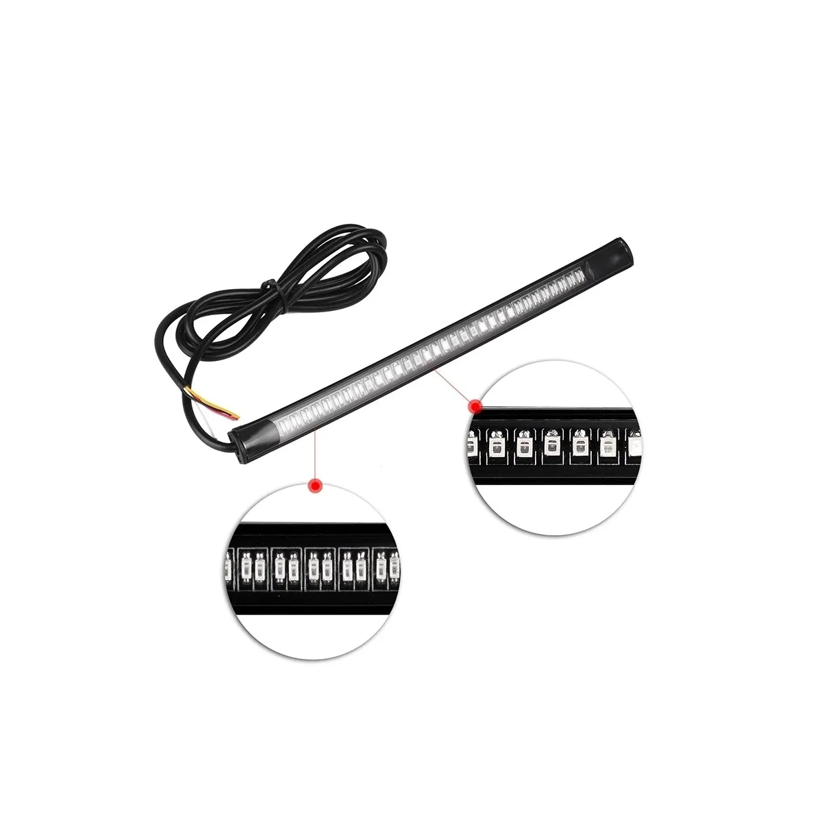 Tira De Led Moto Stop Direccionales Universal 