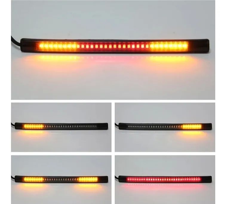 Tira De Led Moto Stop Direccionales Universal 