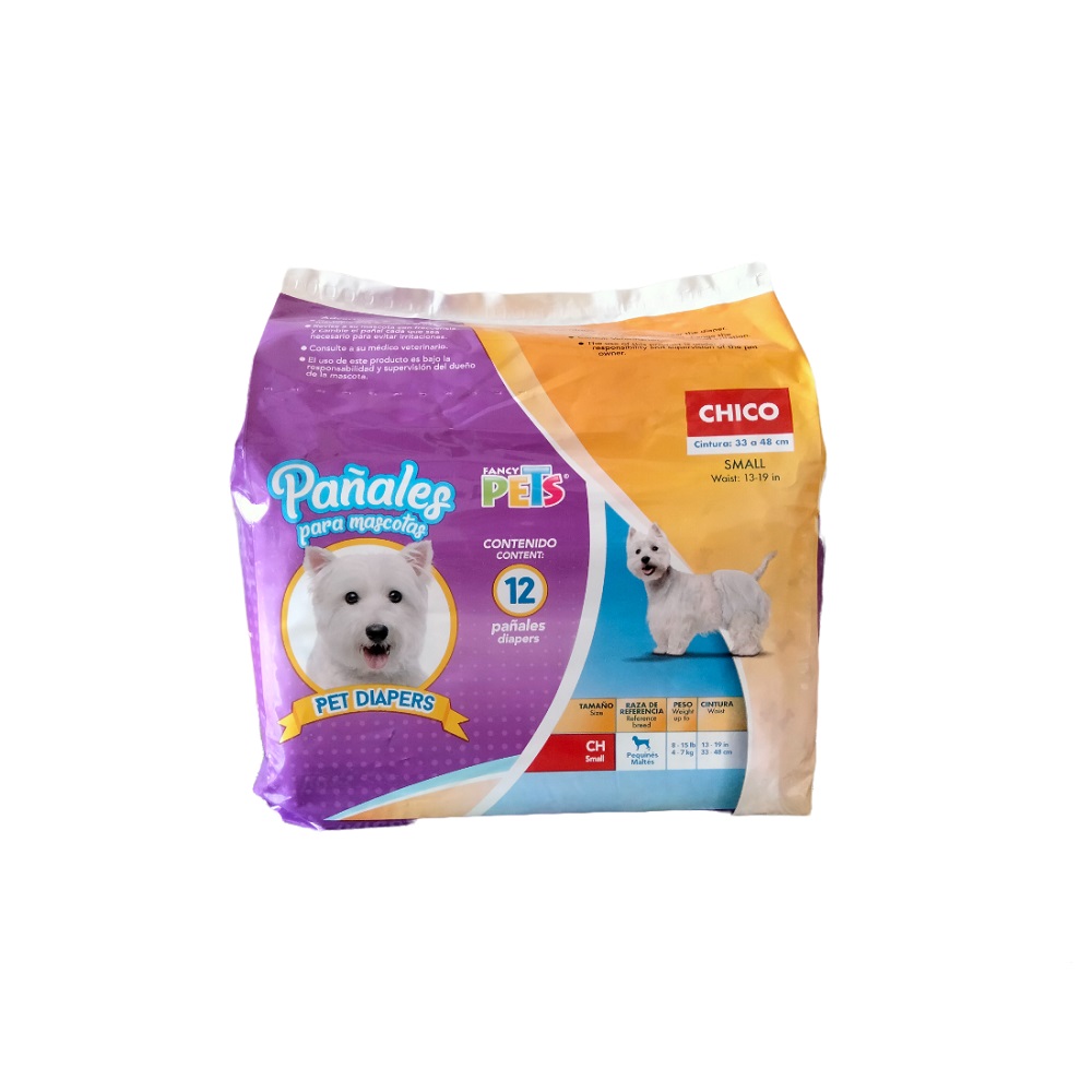 Pañales Medianos Para Perro - 12 Pz Dry Pet 12 pz