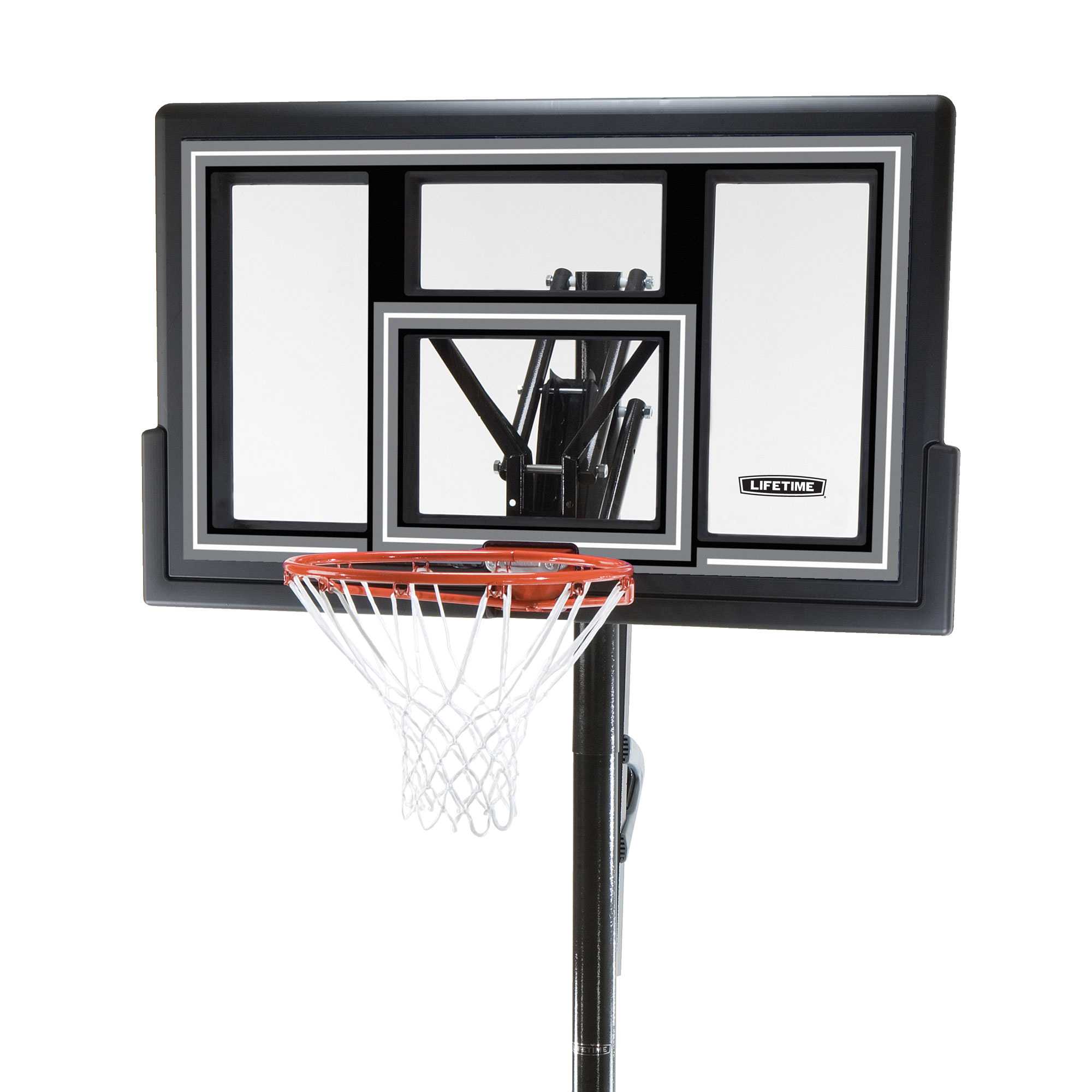 Tablero de Basquetbol Ajustable Fijo al Suelo 50 Pulgadas